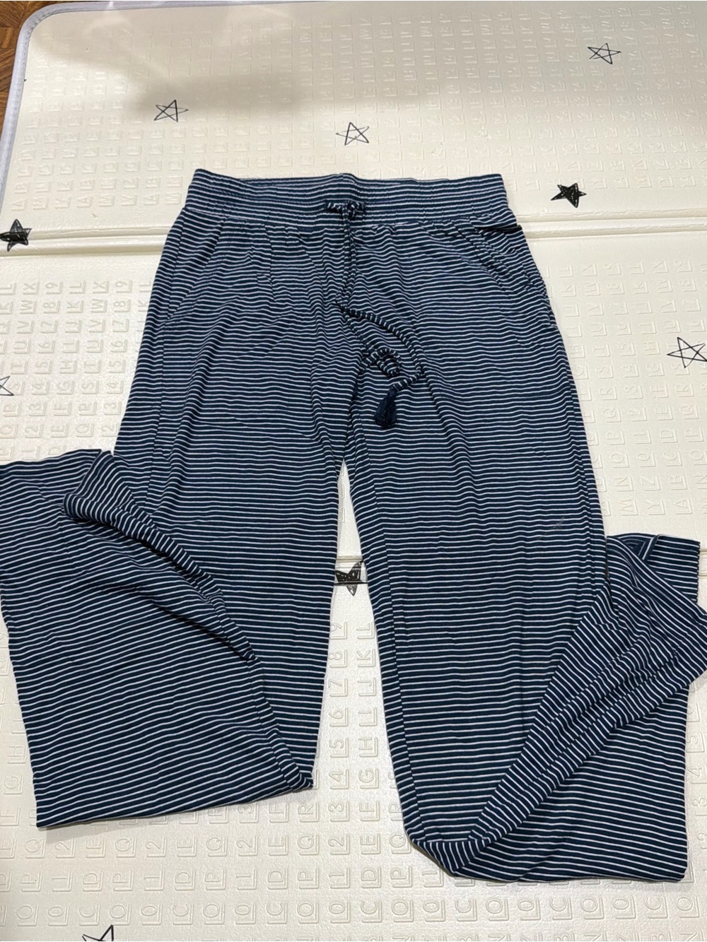 Navy Stripe Lounge Pants